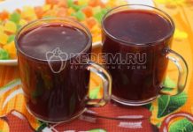 Кисель из черной смородины