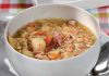 Гороховый суп с копчеными свиными ребрышками, пошаговый рецепт с фото